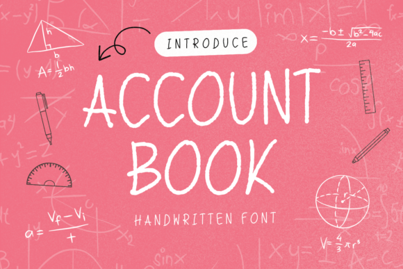 Account Book: A Charming Handwritten Font for Branding