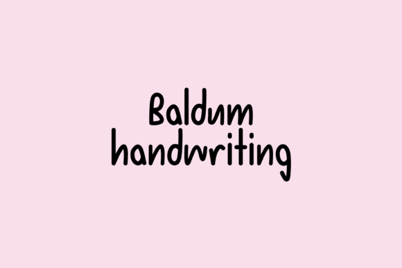 Baldum Font for Creative Campaigns