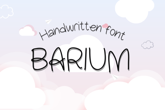 Barium: A Script Handwritten Font for Modern Web Design