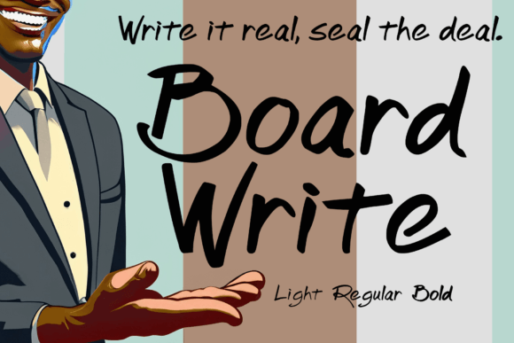 Boardwrite Font for Web Design