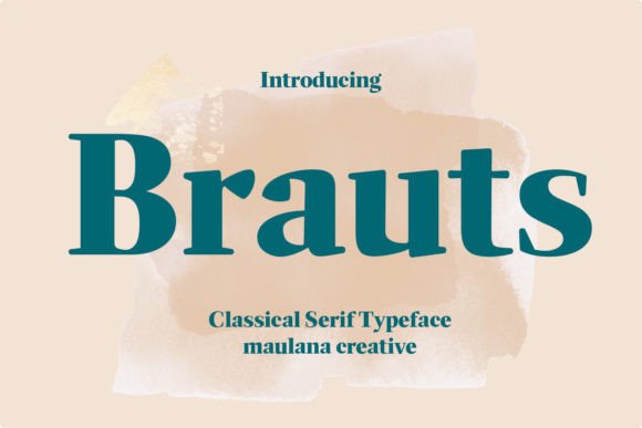 Brauts Font for Editorial Design