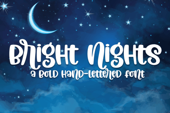 Bright Nights: A Quirky Script Font for Bold Branding