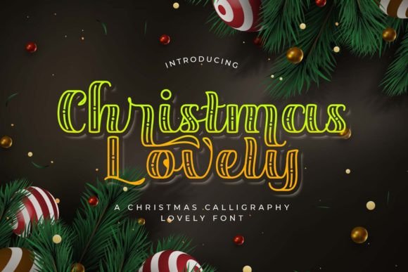 Christmas Lovely Font for Bold Branding