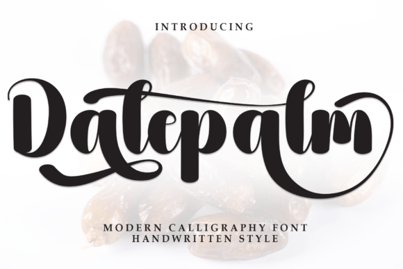 Datepalm Font for Business Branding