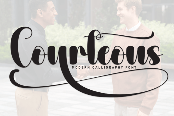 Designing with Courteous: A Sweet Script Handwritten Font