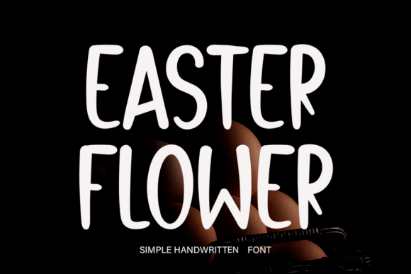 Easter Flower Font for Business Branding