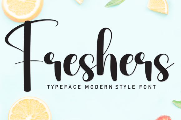 Freshers: A Sweet Handwritten Font for Web Design