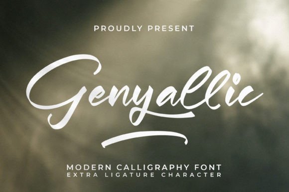 Genyallic: The Modern Calligraphy Font for Bold Campaigns