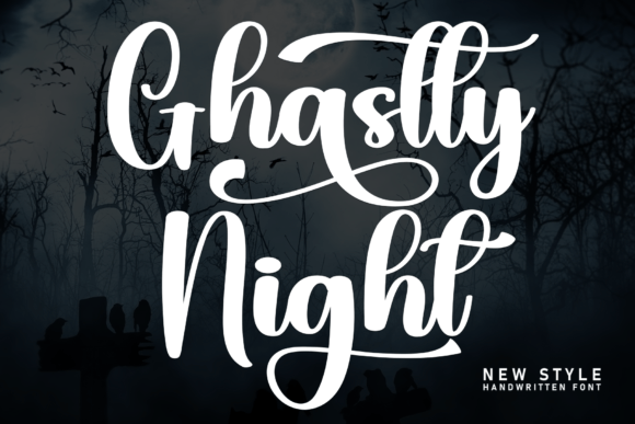 Ghastly Night: A Timeless Script Handwritten Font for Branding