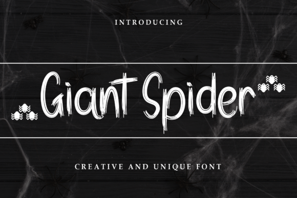 Giant Spider Font: A Bold Choice for Web Headers