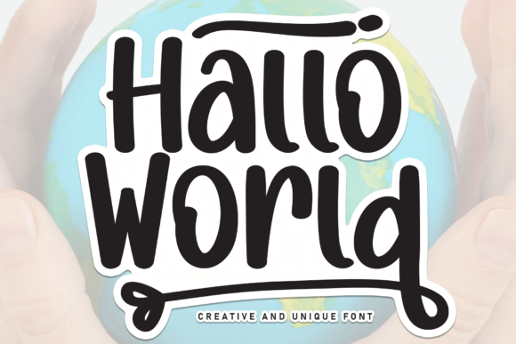 Hallo World Font Review