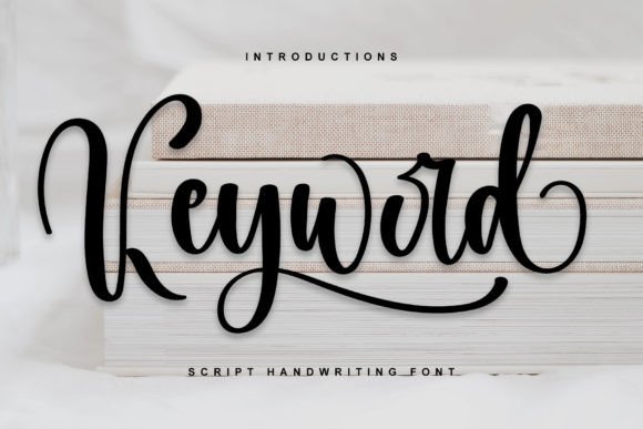 Keyword: A Premium Script Handwritten Font for Web Design