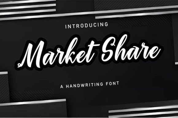Market Share Font for Business Branding