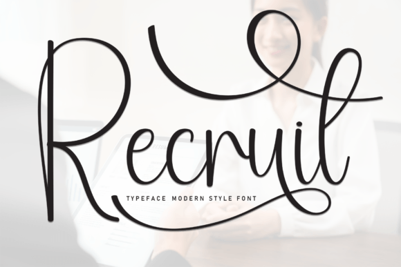 Recruit: A Sweet Handwritten Font for Makers