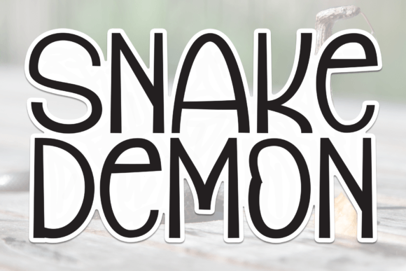 Snake Demon: A Friendly Script Font for Branding