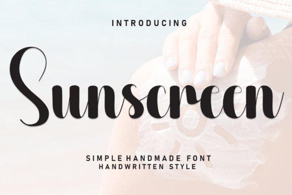 Sunscreen Font for Creative Projects