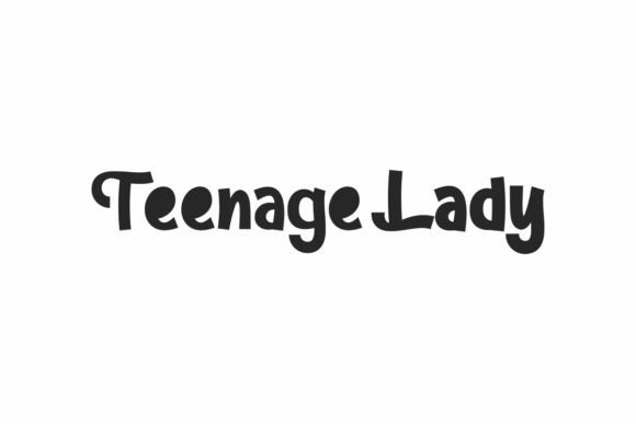Teenage Lady Font: A Vintage Script for Small Business Branding